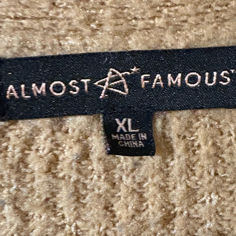 Almost Famous Textured Tan Knit